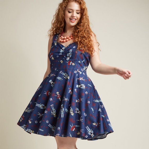 Modcloth Dresses & Skirts - Modcloth NWOT Nutcrackers A-Line Dress